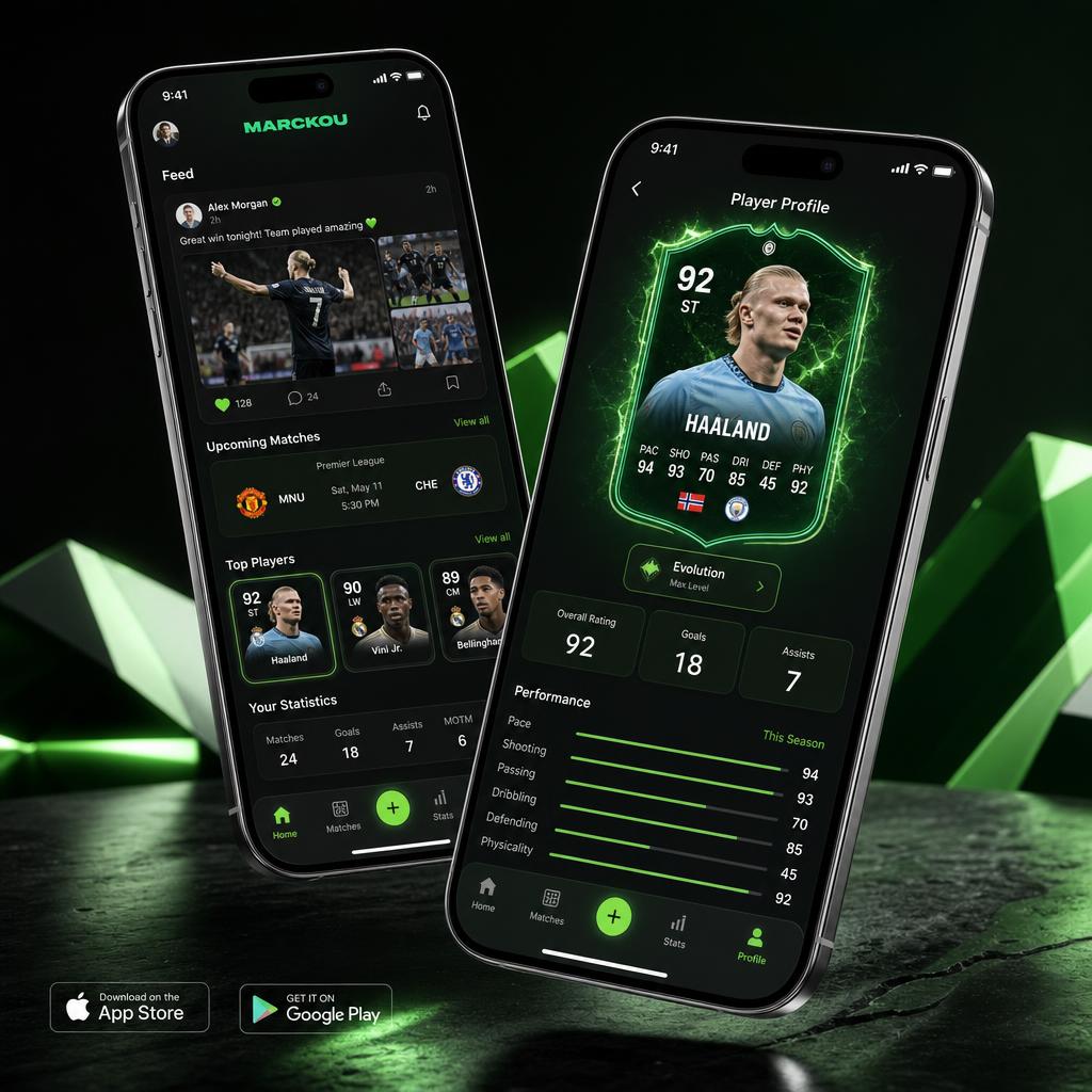 Marckou app showcase
